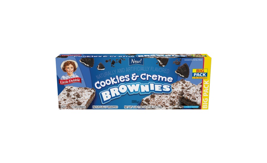 McKee Foods launches Little Debbie Big Pack Cookies & Creme Brownies
