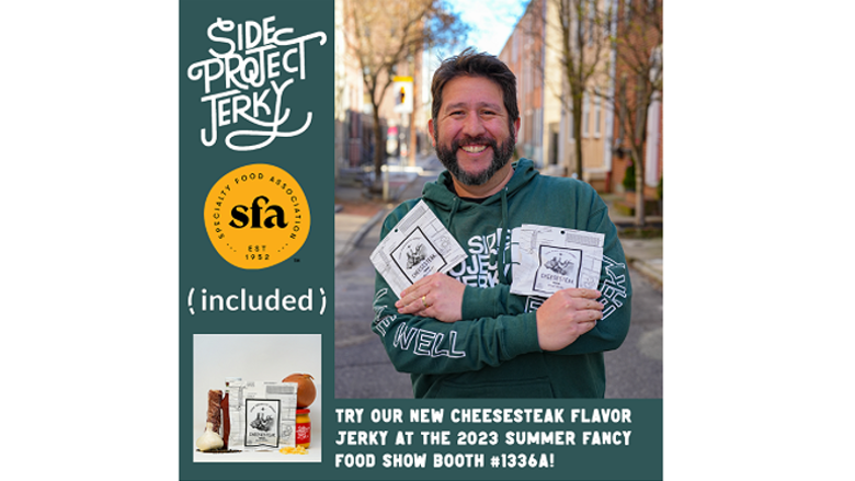 Side Project Jerky debuts world’s first cheesesteak jerky