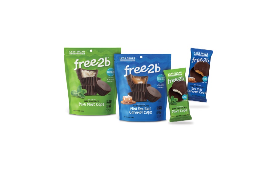 Free2b Foods launches two chocolate cup flavors