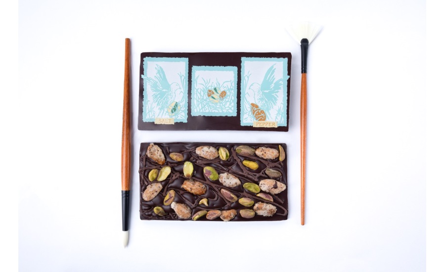 m cacaco launches artbars, adorning chocolate with fine artwork