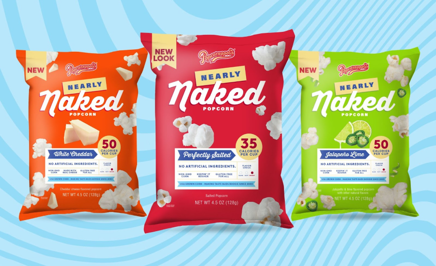 Popcornopolis adds to its Nearly Naked popcorn line