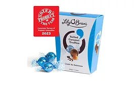 Lily O'Brien's Salted Caramel Truffle wins 2023 Product of the Year by the Consumer Survey for Product Innovation