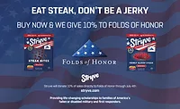 Stryve Foods, Inc. partners with Folds of Honor for July 4 celebrations