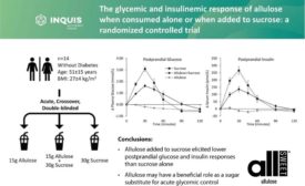allSWEET allulose mitigates impact of table sugar, new study shows