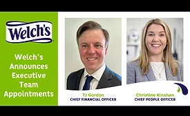 Welch's taps new CFO, chief people officer for leadership team