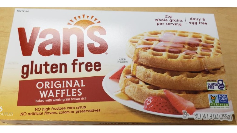 Van's Gluten Free Original Waffles recalled due to potential presence of undeclared wheat allergen