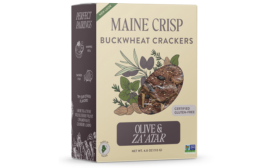 Maine Crisp Company debuts Olive & Za'atar Crisps