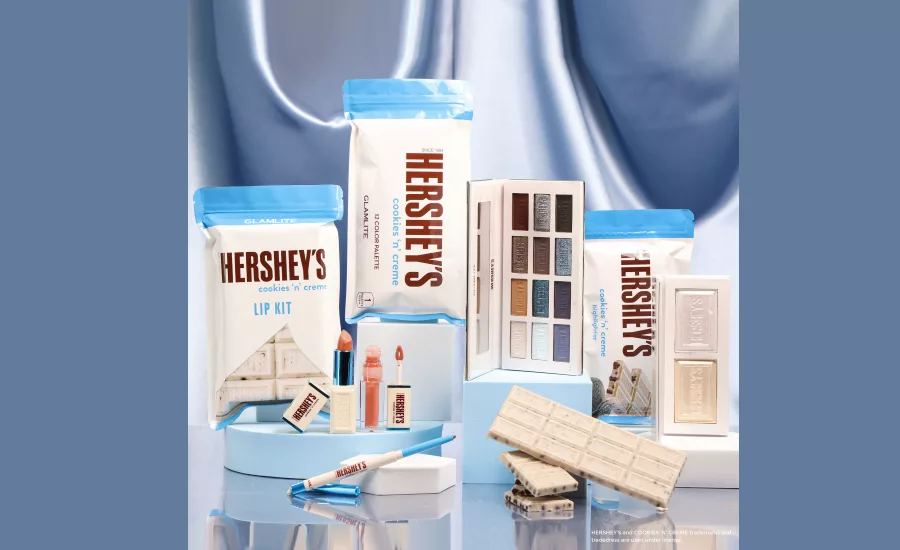 Hershey, Glamlite partner to release makeup collections
