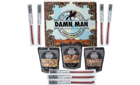 Damn, Man debuts Cowboy Starter Kit Beef & Nut Box 