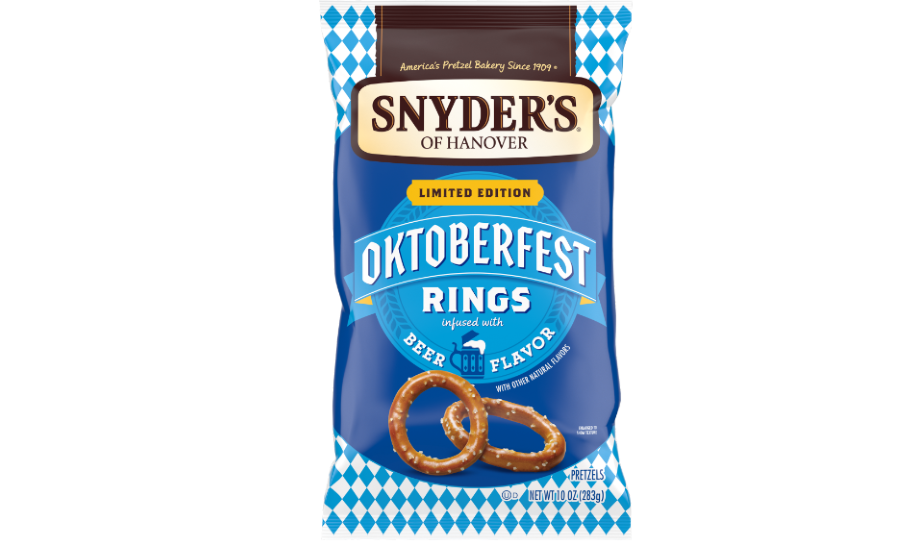Snyder's of Hanover releases Beer Flavored Oktoberfest Rings