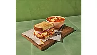 Panera Bread Smokehouse BBQ Chicken Sandwich & Creamy Tomato Soup Value Duet Panera Bread Smokehouse BBQ Chicken Sandwich & Creamy Tomato Soup Value Duet