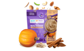 Ready. Set. Food! introduces Pumpkin Cinnamon Organic Baby Oatmeal