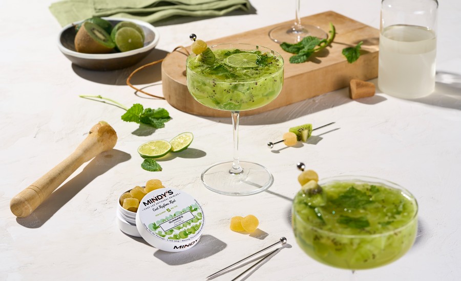 Mindy's Cool Key Lime Kiwi gummies