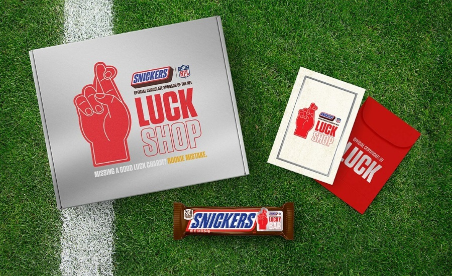 Mars collaborates with NFL on first-ever Snickers Luck Shop