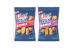 Chex Mix debuts Remix flavors, Cheesy Pizza and Zesty Taco