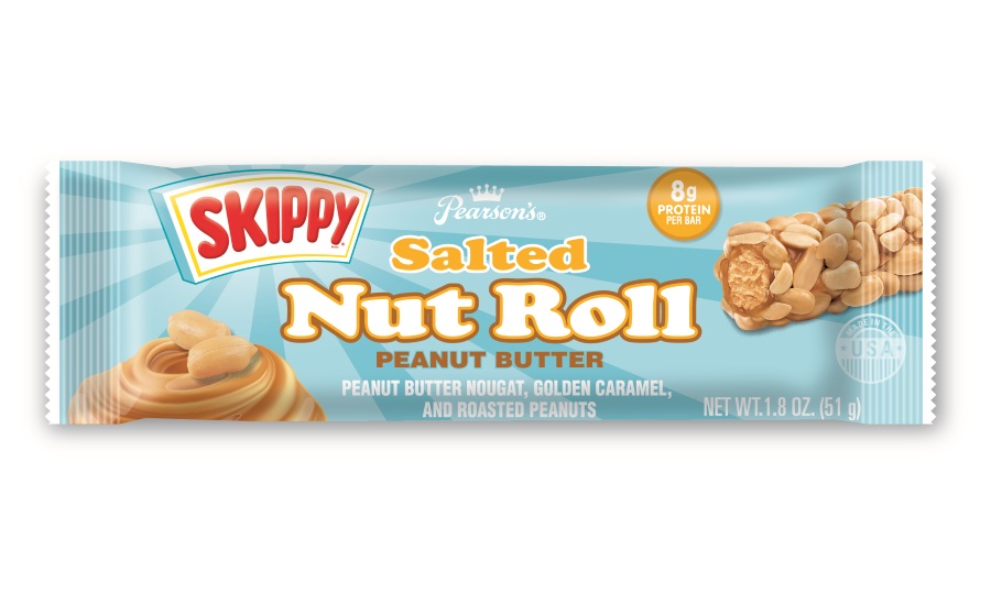 Pearson Candy Company introduces Skippy Peanut Butter Salted Nut Roll