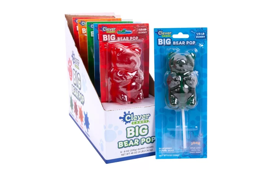 Nassau Candy goes large with Clever Candy Big Bear Pop Giant Gummy