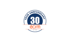 ECRM 30th anniversary logo 2023