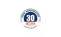 ECRM 30th anniversary logo 2023