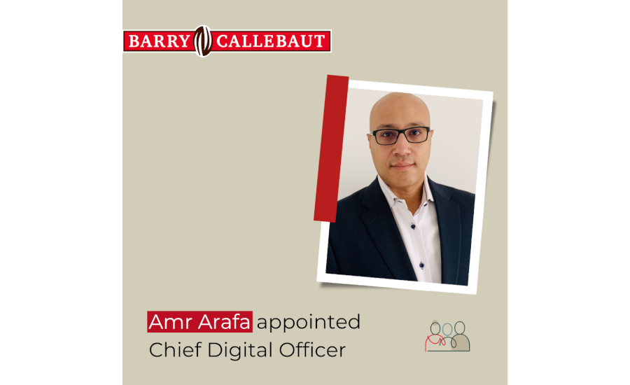 Barry Callebaut adds Amr Arafa as chief digital officer