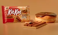 Kit Kat debuts bakery-inspired, chocolate frosted doughnut-flavored bar Kit Kat debuts bakery-inspired, chocolate frosted doughnut-flavored bar