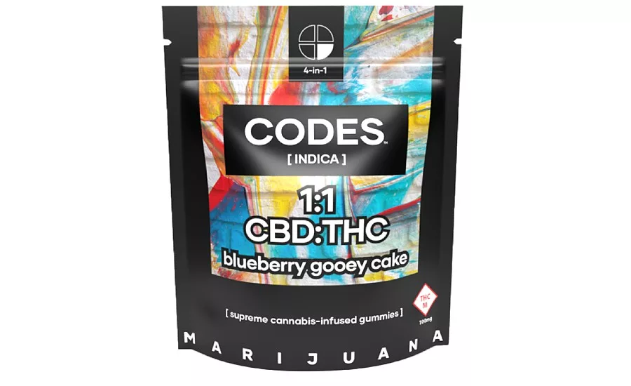 CODES Blueberry Gooey Cake gummies