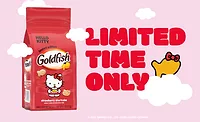 Goldfish reveals Hello Kitty Strawberry Shortcake Flavored Grahams Goldfish reveals Hello Kitty Strawberry Shortcake Flavored Grahams