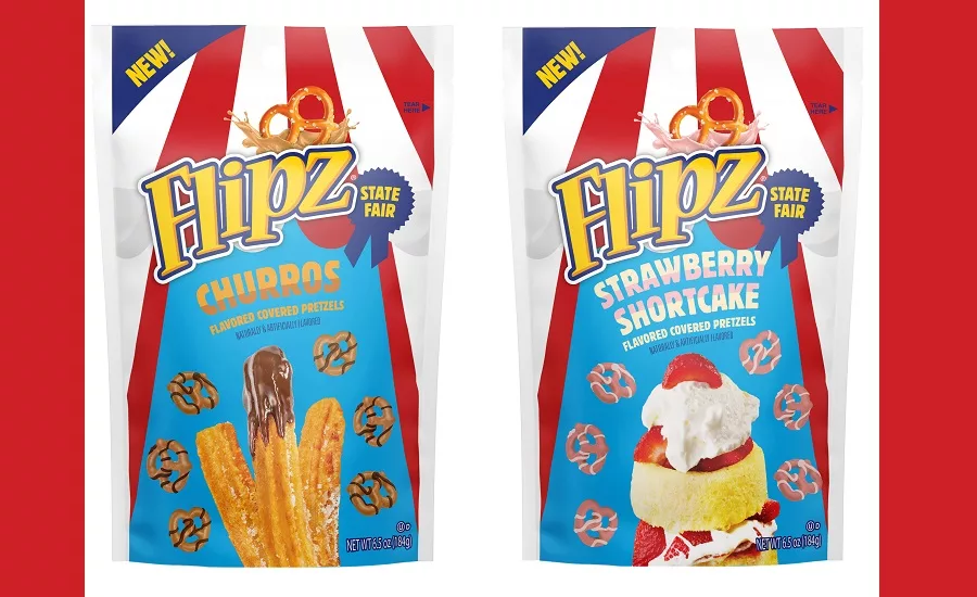 Flipz introduces pretzel snacks inspired by State Fair treats