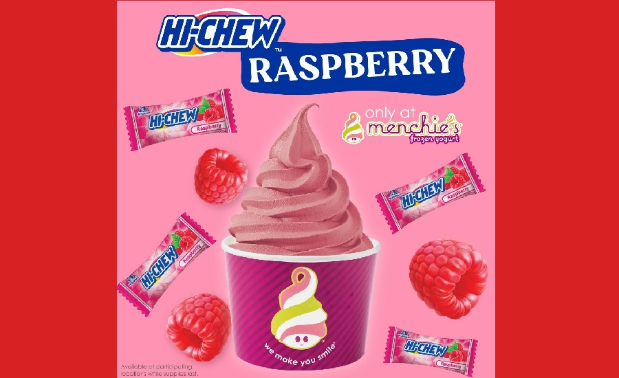 HI-CHEW Raspberry flavor returns to Menchie's Frozen Yogurt