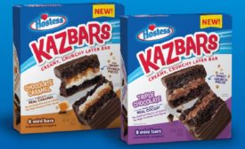 Hostess introduces Kazbars multi-layered bakery treats