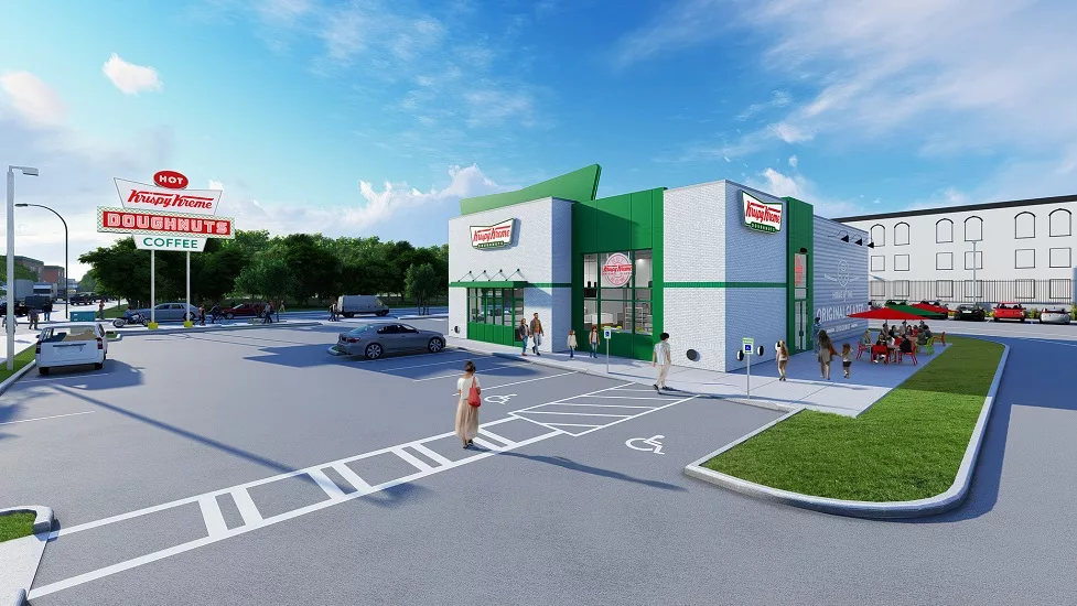 Krispy Kreme breaks ground on location with modern, historical balanceKrispy Kreme breaks ground on location with modern, historical balance