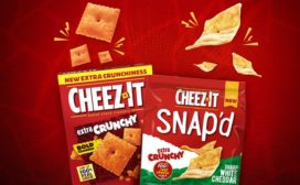 Cheez-It expands its line of snack crackers with two Extra Crunchy items