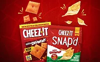 Cheez-It expands its line of snack crackers with two Extra Crunchy items