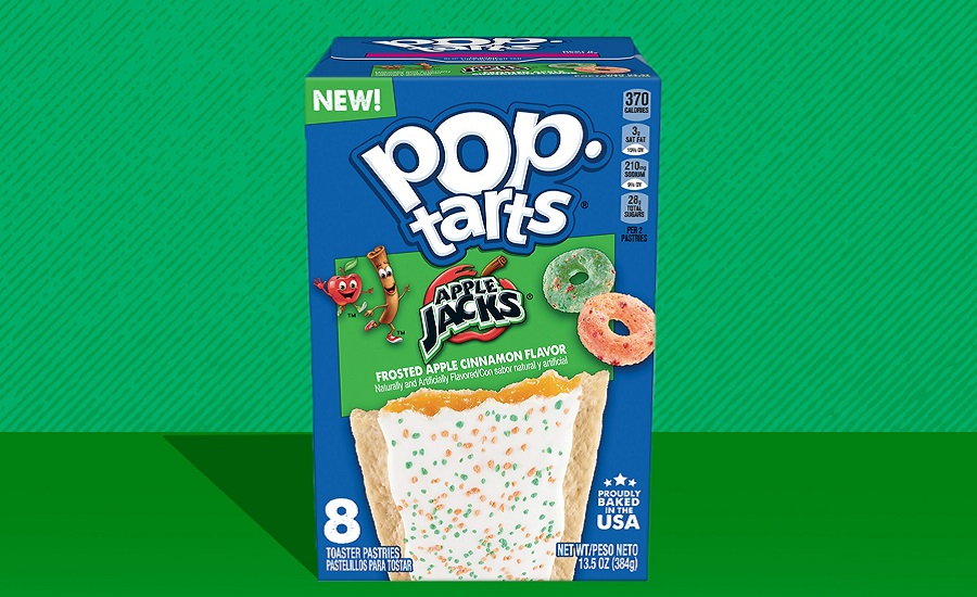 Kellogg introduces Pop-Tarts with Apple Jacks flavors baked in