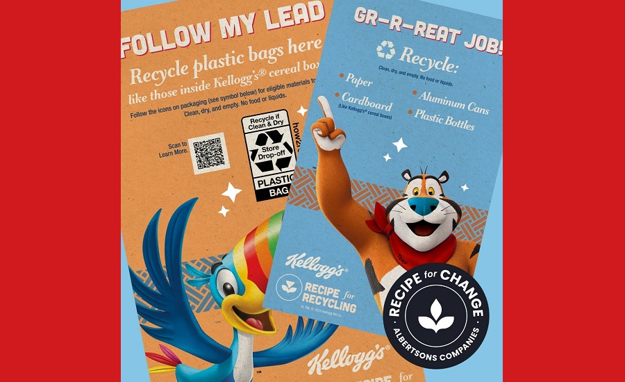 Kellogg Company, Albertsons join forces to amplify recycling message