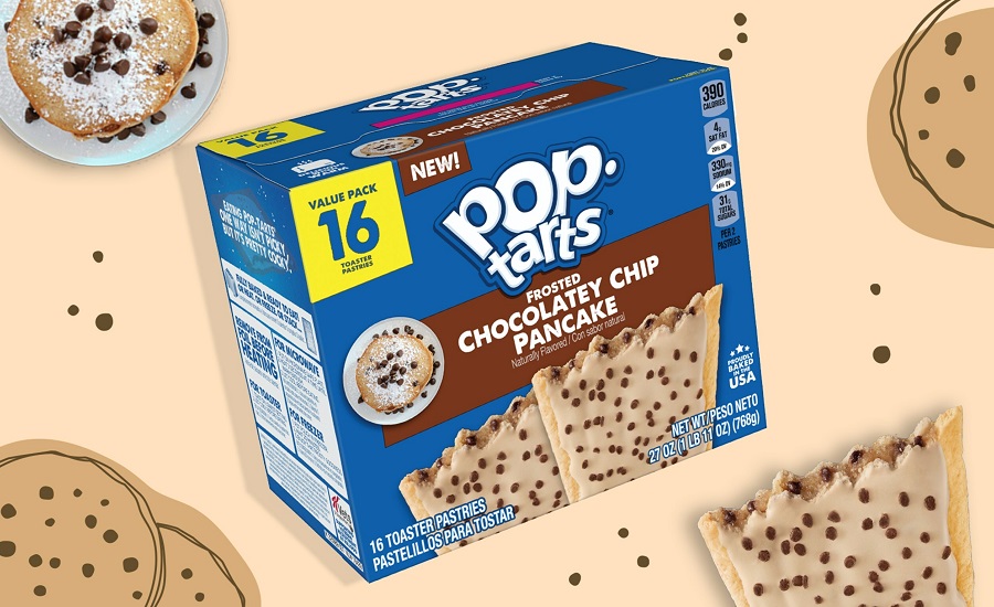Kellogg debuts PopTarts Frosted Chocolatey Chip Pancake flavor Snack