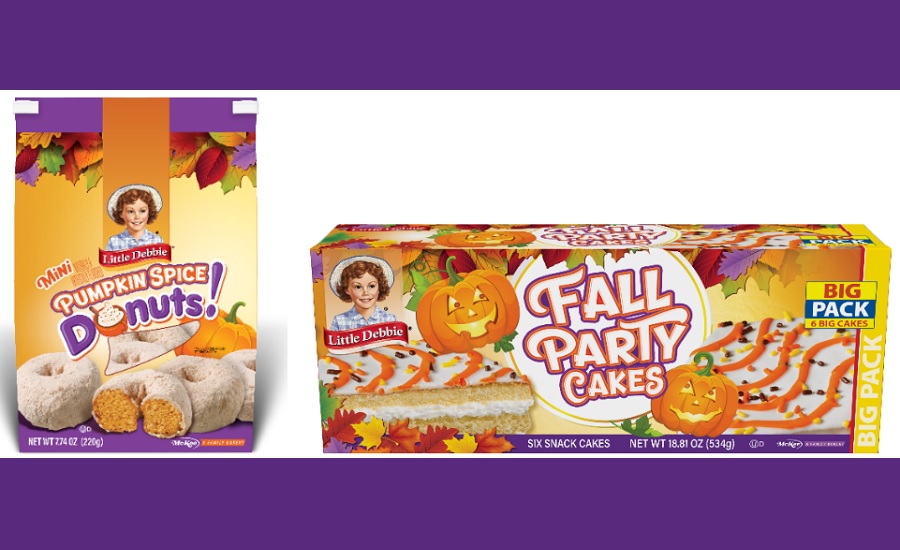 Little Debbie debuts Pumpkin Spice Mini Donuts, Big Pack Fall Party Cakes
