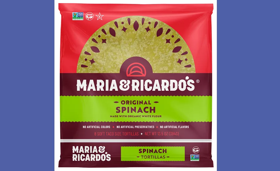 Maria and Ricardo’s Tortillas gives its product packaging a makeover