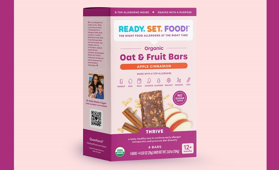 Ready Set Food bars aims to fight food allergies before they start