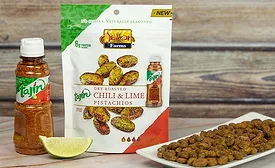 Setton Farms spices up Tajin-seasoned pistachio packaging