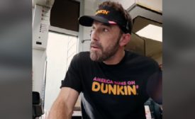 Ben Affleck, Dunkin employee