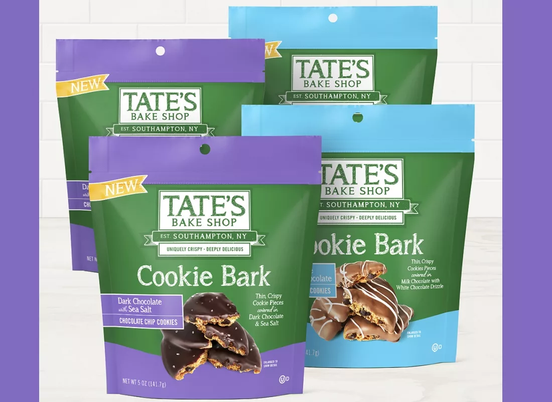 Tate’s Bake Shop bites into indulgence with Cookie Bark