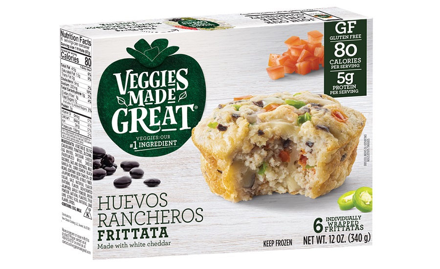 Veggies Made Great adds two flavors to its line of frozen frittatas