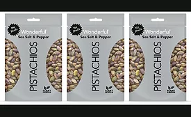 Wonderful Pistachios expands No Shells line with Sea Salt & Pepper flavor