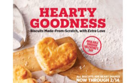 Hardee's brings back heart-shaped biscuits for Valentine's Day