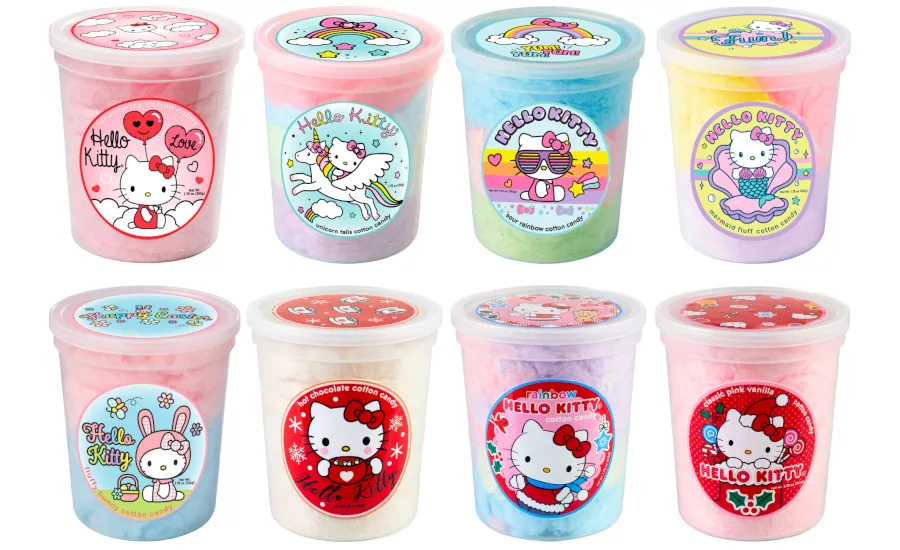 Chocolate Storybook Hello Kitty Cotton Candy