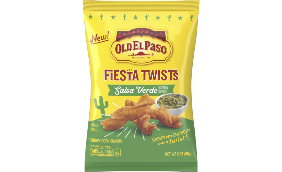 General Mills launches Salsa Verde flavor of Old El Paso Fiesta Twists to c-stores