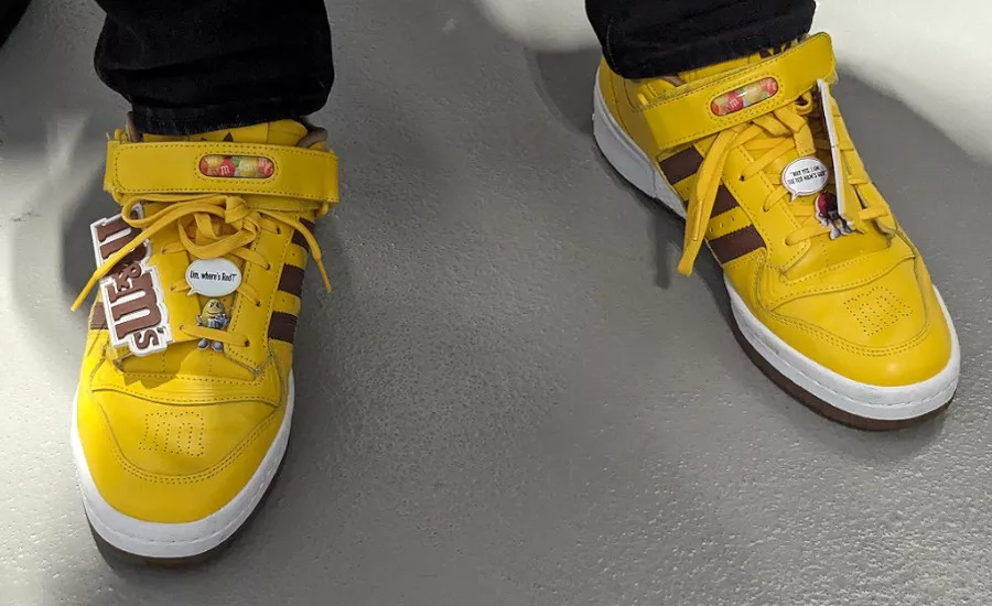 M&Ms Adidas sneakers