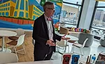 Near the conclusion of the tour, Mars Wrigley’s resident historian David Borghesani treated visitors to an overview of the history of chocolate