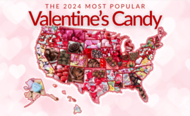 Candystore.com releases map highlighting favorite Valentine's Day candy by state